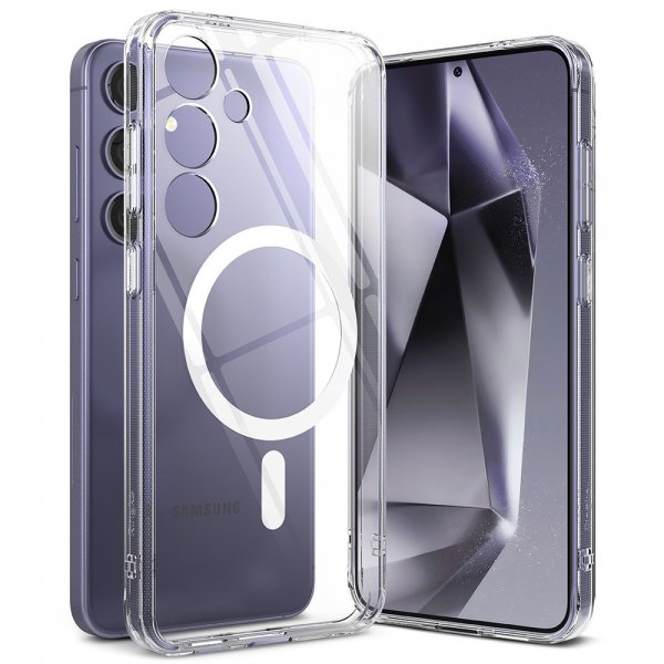 Ringke Samsung Galaxy S24 Plus -suojakuori Fusion Magnetic Clear