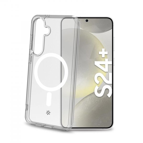 Celly Samsung Galaxy S24 Plus -suojakuori GELSKINMAG MagSafe Transparent