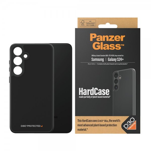 PanzerGlass Samsung Galaxy S24 Plus Kuori HardCase D3O Musta