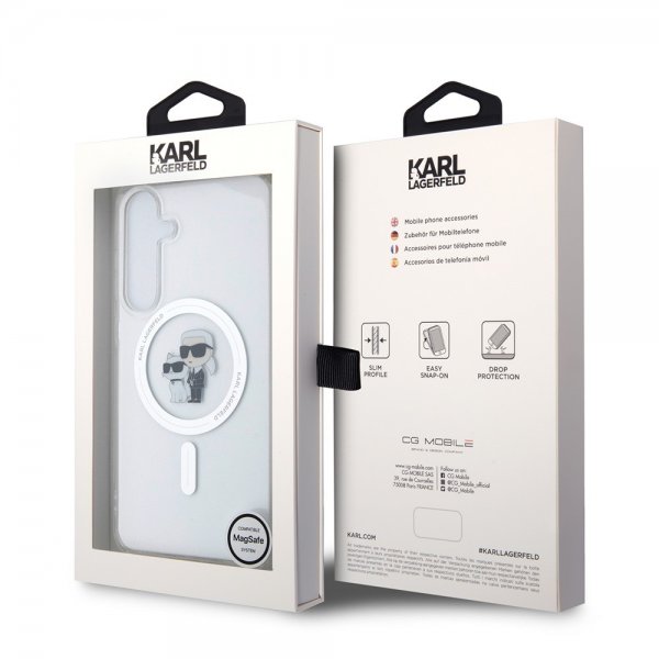 Karl Lagerfeld Samsung Galaxy S24 Plus Suojakuori Ikonik MagSafe Läpinäkyvä