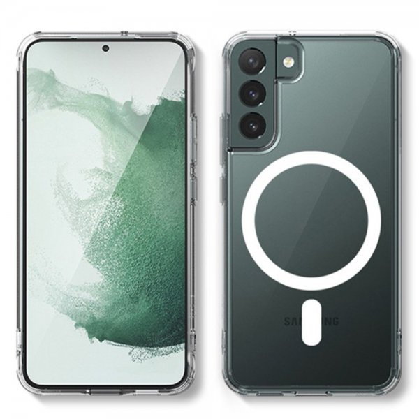 Samsung Galaxy S24 Plus -kuori MagSafe Läpinäkyvä