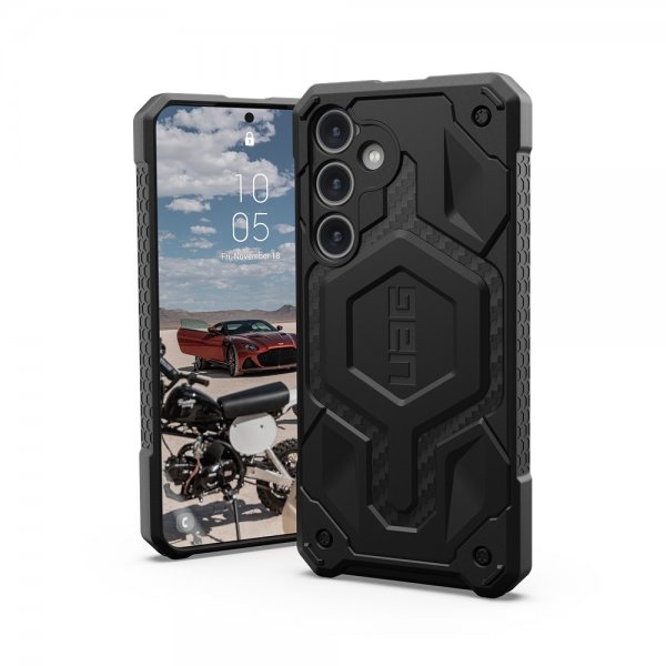 Urban Armor Gear (UAG) Samsung Galaxy S24 Plus -suojakuori Monarch Pro MagSafe Carbon Fiber