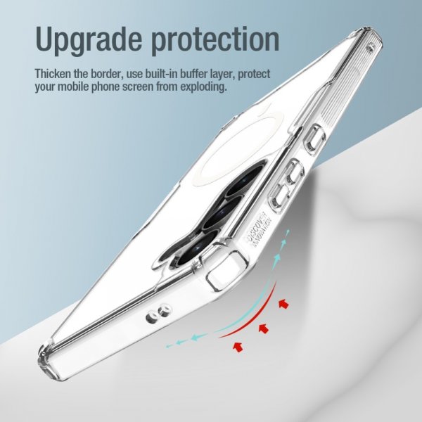 Nillkin Samsung Galaxy S24 Plus Kuori Nature Pro Series MagSafe Läpinäkyvä