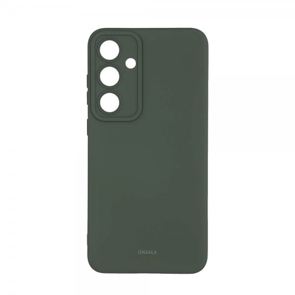 Onsala Samsung Galaxy S24 Plus Silikonikuori Oliivinvihreä