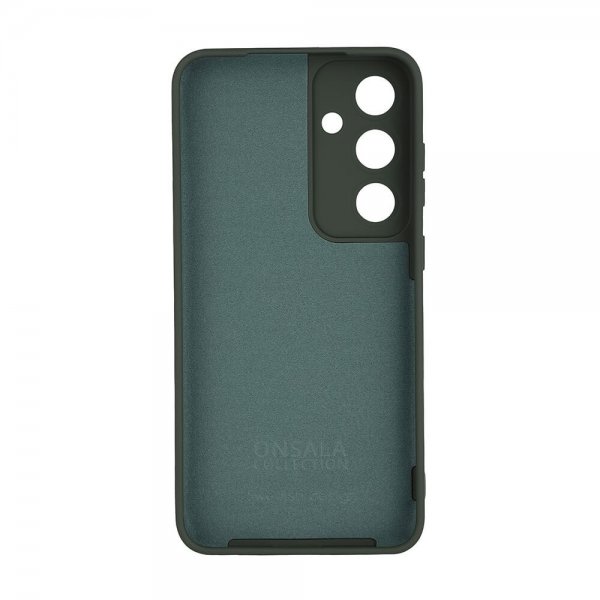 Onsala Samsung Galaxy S24 Plus Silikonikuori Oliivinvihreä