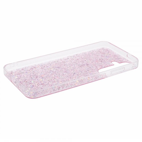 Nordic Covers Samsung Galaxy S24 Plus Kuori Sparkle Series Blossom Pink