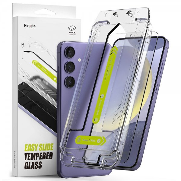 Ringke Samsung Galaxy S24 Plus -näytönsuoja Easy Slide 2-pakkaus