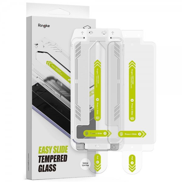 Ringke Samsung Galaxy S24 Plus -näytönsuoja Easy Slide 2-pakkaus