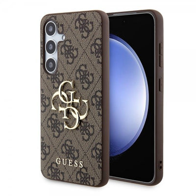 Guess Samsung Galaxy S24 Kuoret 4G Metal Logo Ruskea