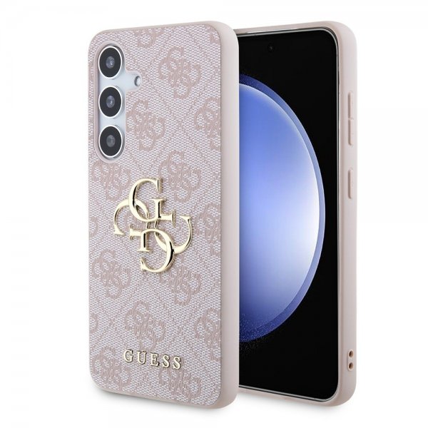 Guess Samsung Galaxy S24 Kuoret 4G Metal Logo Pink