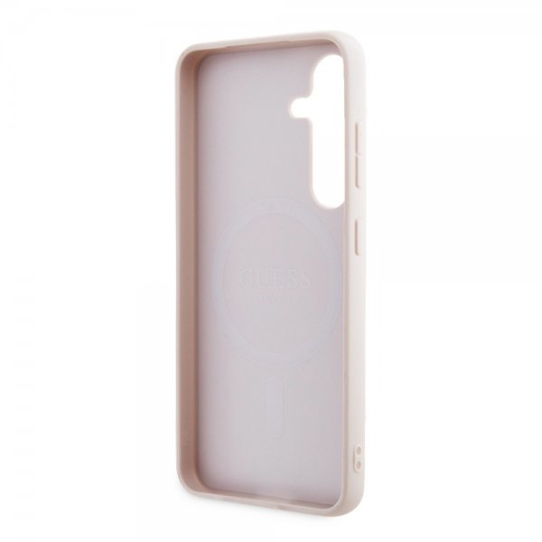 Guess Samsung Galaxy S24 Kuoret 4G Metal Logo Pink