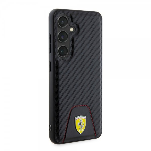 Ferrari Samsung Galaxy S24 Kuori Carbon & Stripe Musta