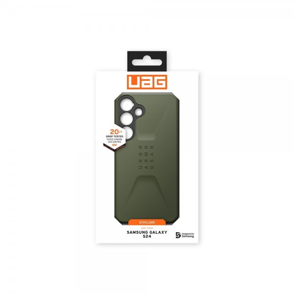 Urban Armor Gear (UAG) Samsung Galaxy S24 Suojakuori Civilian Olive Drab