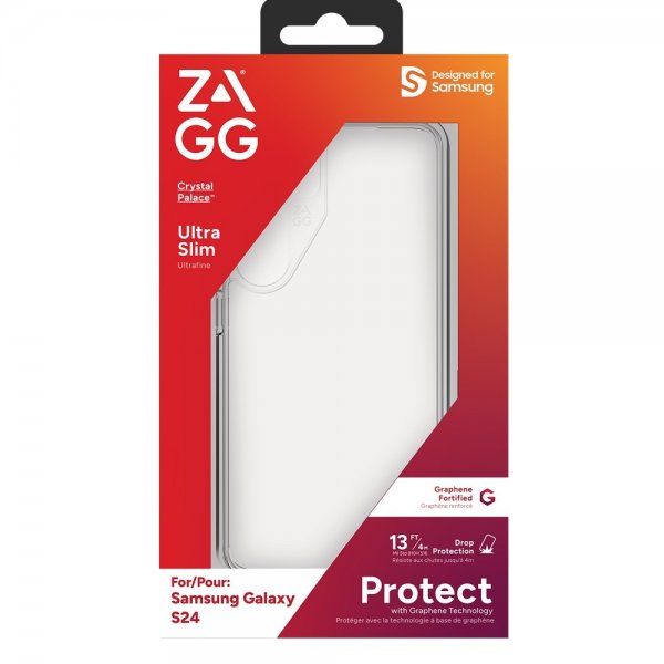 ZAGG Samsung Galaxy S24 Crystal Palace Läpinäkyvä kuori