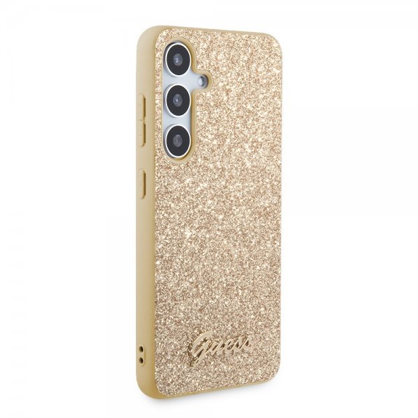 Guess Samsung Galaxy S24 Kuori Fixed Glitter Kulta