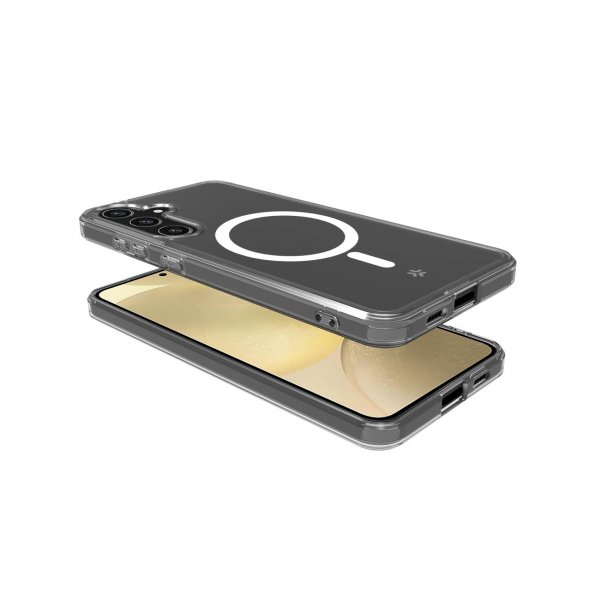 Celly Samsung Galaxy S24 Kuori GELSKINMAG MagSafe Läpinäkyvä