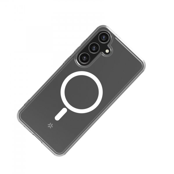 Celly Samsung Galaxy S24 Kuori GELSKINMAG MagSafe Läpinäkyvä