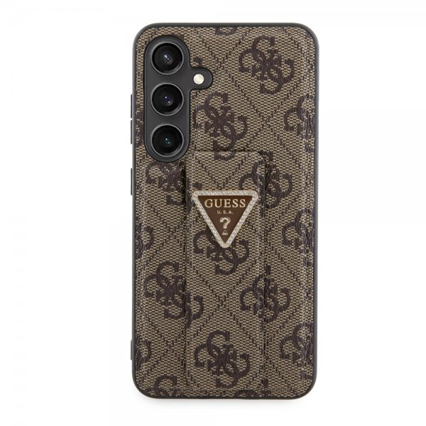 Guess Samsung Galaxy S24 Kuoret Grip Stand Function Ruskea