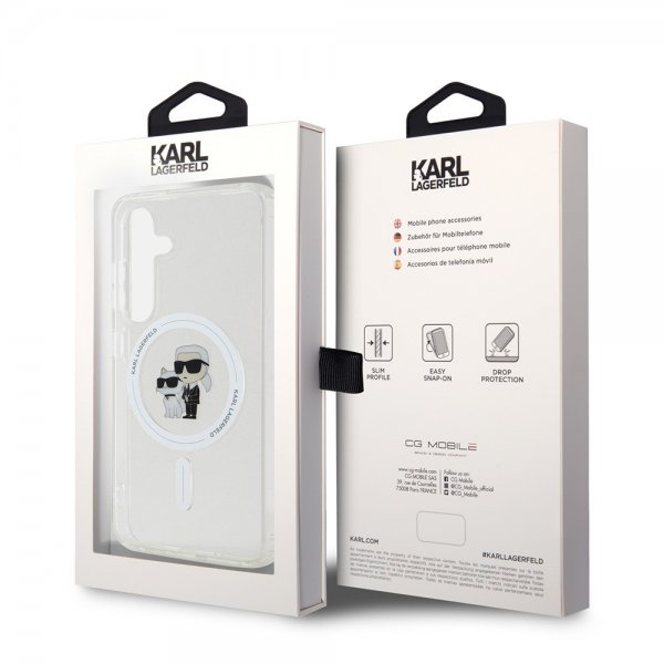 Karl Lagerfeld Samsung Galaxy S24 Kuoret Ikonik MagSafe Läpinäkyvä
