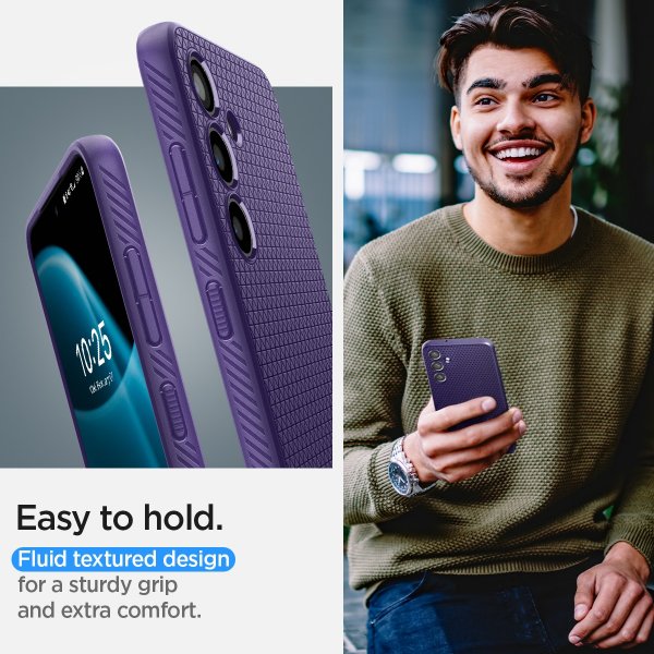 Spigen Samsung Galaxy S24 Kuori Liquid Air Deep Purple