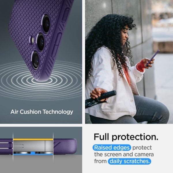 Spigen Samsung Galaxy S24 Kuori Liquid Air Deep Purple