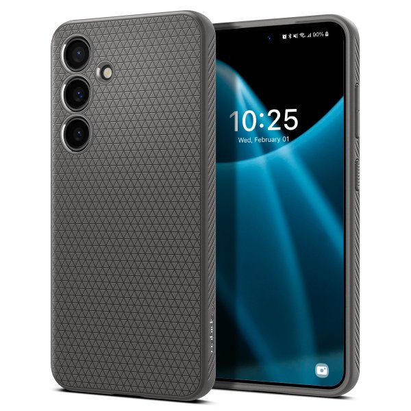 Spigen Samsung Galaxy S24 Kuori Liquid Air Marble Grey