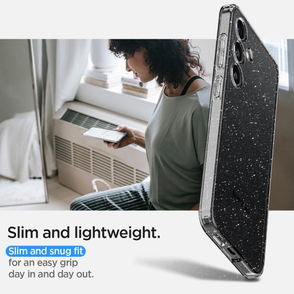 Spigen Samsung Galaxy S24 Kuori Liquid Crystal Glitter Crystal Quartz