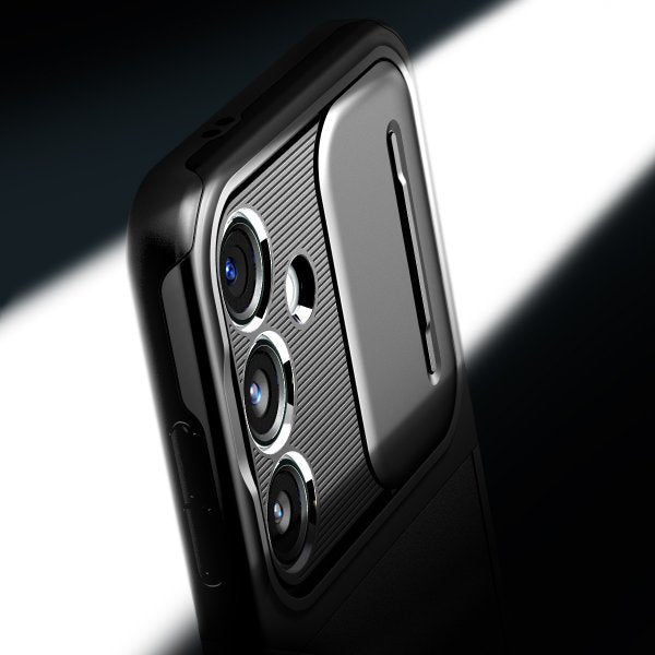 Spigen Samsung Galaxy S24 Kuori Optik Armor Musta