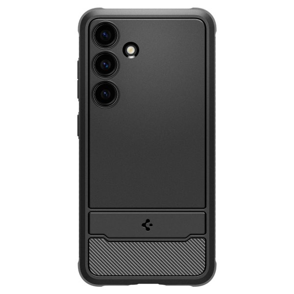 Spigen Samsung Galaxy S24 Suojakuori Rugged Armor Matte Black