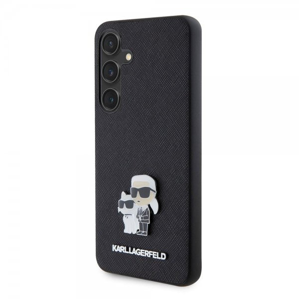 Karl Lagerfeld Samsung Galaxy S24 Saffiano Karl & Choupette Musta Kuori