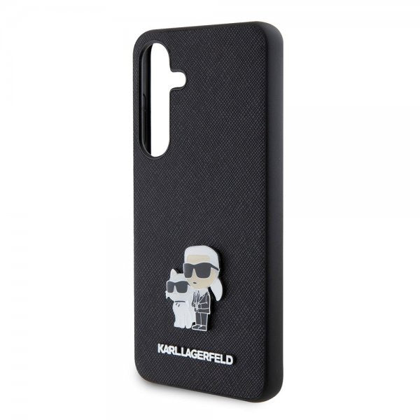Karl Lagerfeld Samsung Galaxy S24 Saffiano Karl & Choupette Musta Kuori
