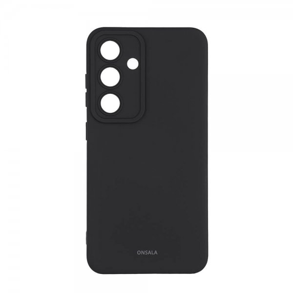 Onsala Samsung Galaxy S24 Silikonikuori Musta