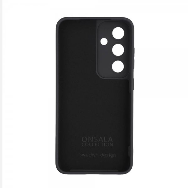 Onsala Samsung Galaxy S24 Silikonikuori Musta