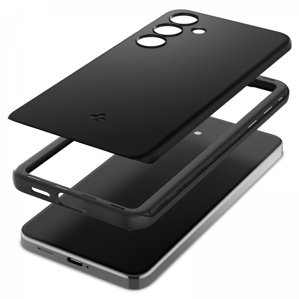 Spigen Samsung Galaxy S24 Suojakuori Thin Fit Musta
