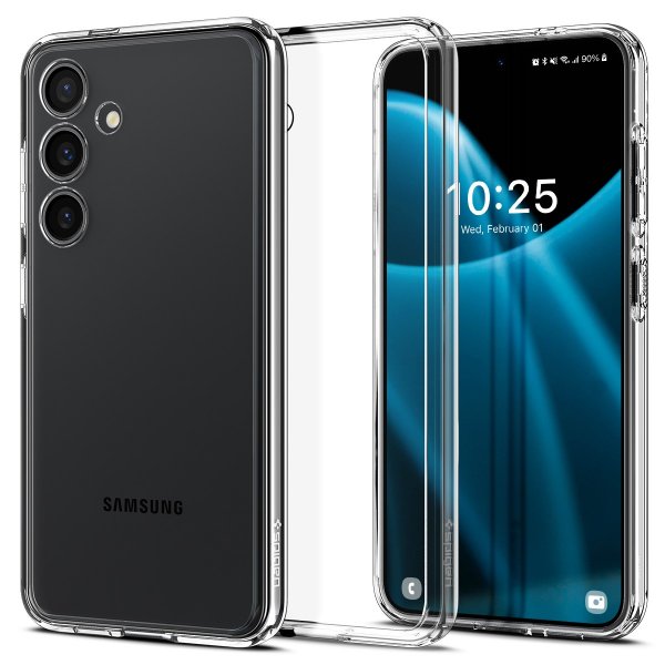 Spigen Samsung Galaxy S24 Ultra Hybrid Crystal Clear -suojakuori