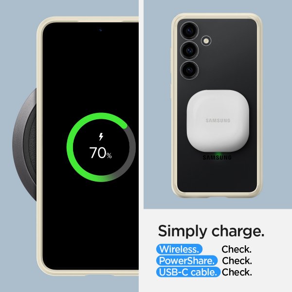 Spigen Samsung Galaxy S24 Kuori Ultra Hybrid Mute Beige