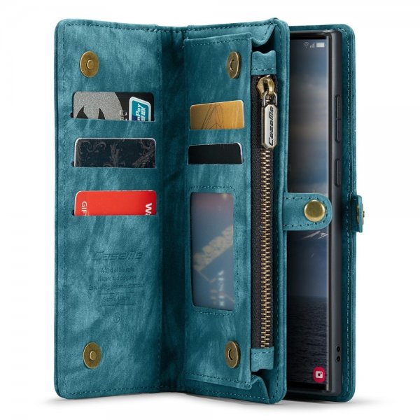 CaseMe Samsung Galaxy S24 Ultra Kotelo 008 Series Irrotettava Kuori Sininen