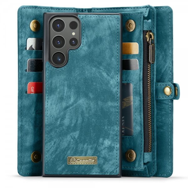 CaseMe Samsung Galaxy S24 Ultra Kotelo 008 Series Irrotettava Kuori Sininen