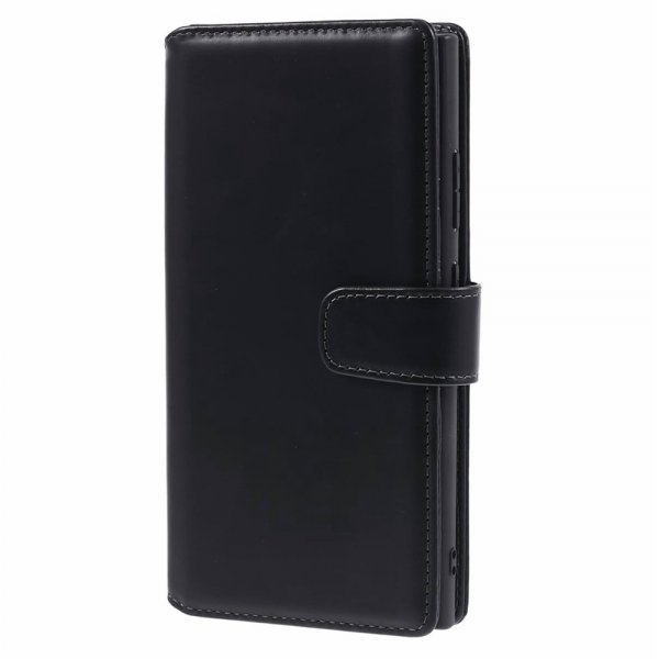 Nordic Covers Samsung Galaxy S24 Ultra -suojakuori MagLeather Raven Black