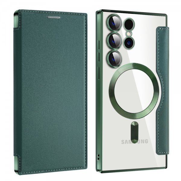 Samsung Galaxy S24 Ultra Kotelo MagSafe Vihreä