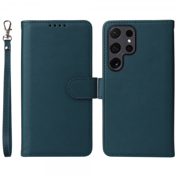 Betopnice Samsung Galaxy S24 Ultra -kotelo irrotettavalla kuorella 005 Sininen