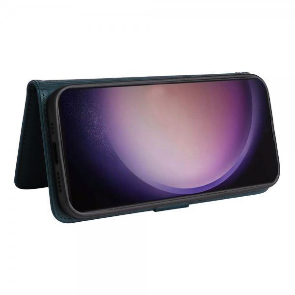 Betopnice Samsung Galaxy S24 Ultra -kotelo irrotettavalla kuorella 005 Sininen