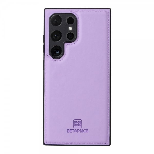 Betopnice Samsung Galaxy S24 Ultra -kotelo irrotettavalla kuorella 005 Violetti