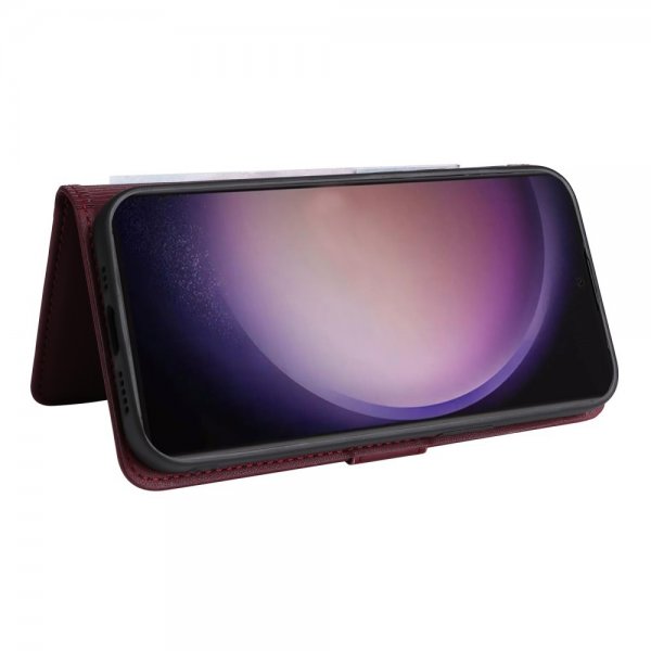 Betopnice Samsung Galaxy S24 Ultra -kotelo irrotettavalla kuorella 005 Punainen