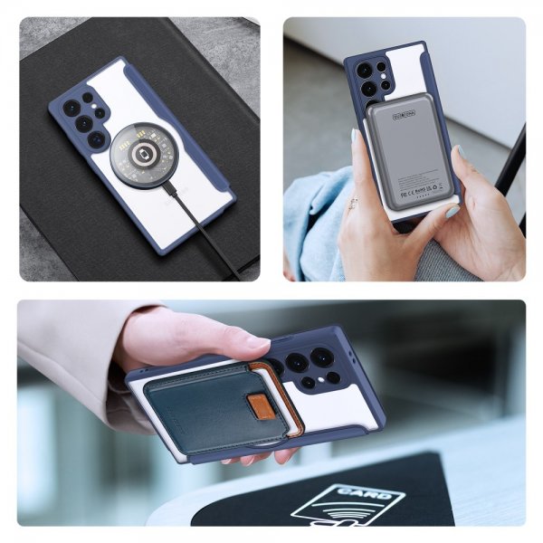 Dux Ducis Samsung Galaxy S24 Ultra Kotelo Skin X Pro Series MagSafe Sininen