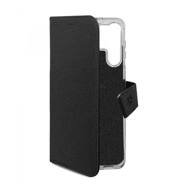 Celly Samsung Galaxy S24 Ultra -suojakotelo Wally Wallet Case, musta