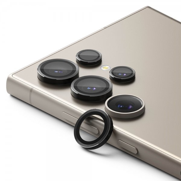 Ringke Samsung Galaxy S24 Ultra Kamerans Linssuojus Kehys Musta