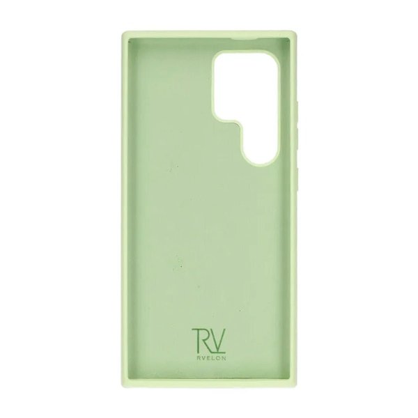 Rvelon Samsung Galaxy S24 Ultra Silikonikuori Limevihreä