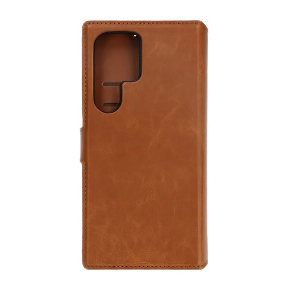 Rvelon Samsung Galaxy S24 Ultra Kotelo Magneettisesti Irrotettava Kuori Ruskea