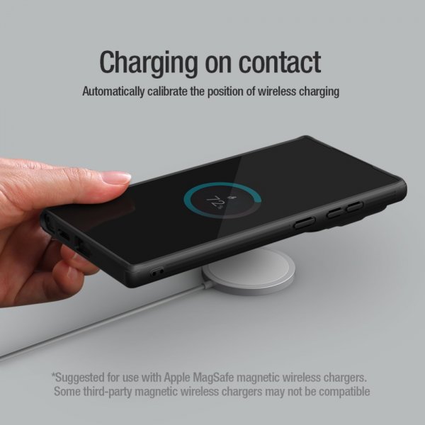 Nillkin Samsung Galaxy S24 Ultra Kuori CamShield Prop MagSafe Vihreä